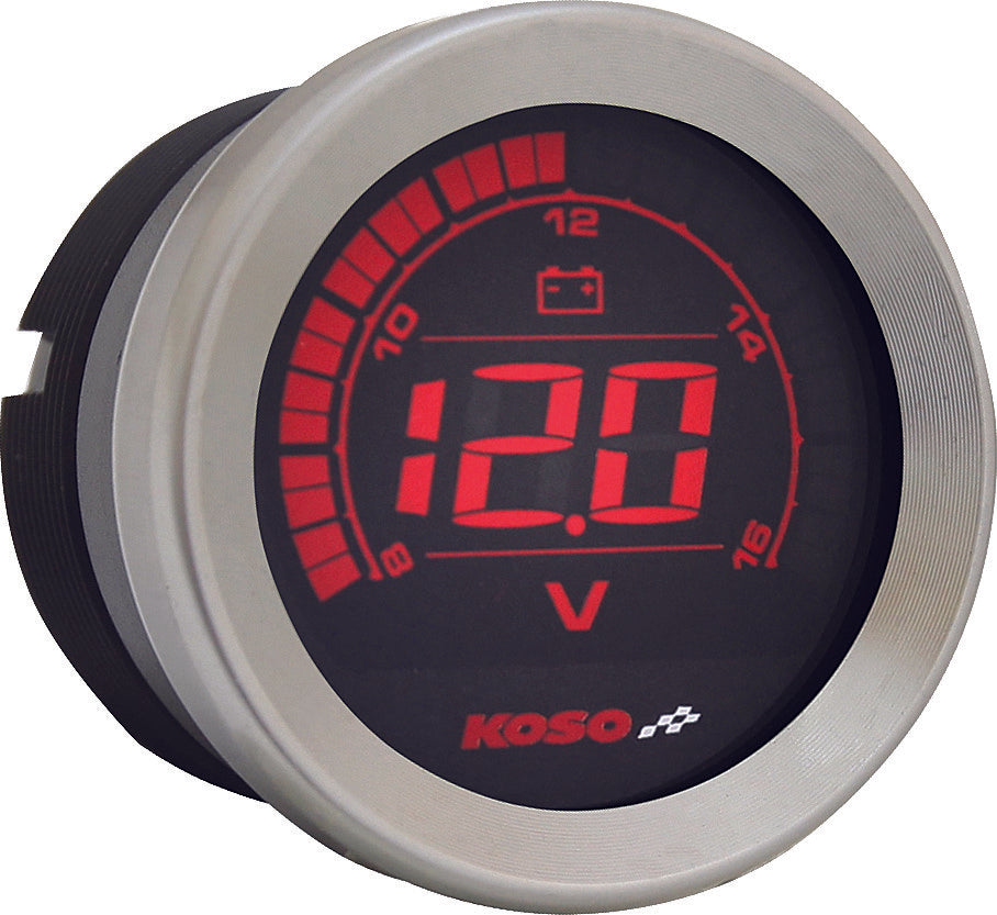 Koso North America Digital Gauge Cluster Silver Bezel Flht AND Fltr - BA050901 For Harley Touring 2004-2013