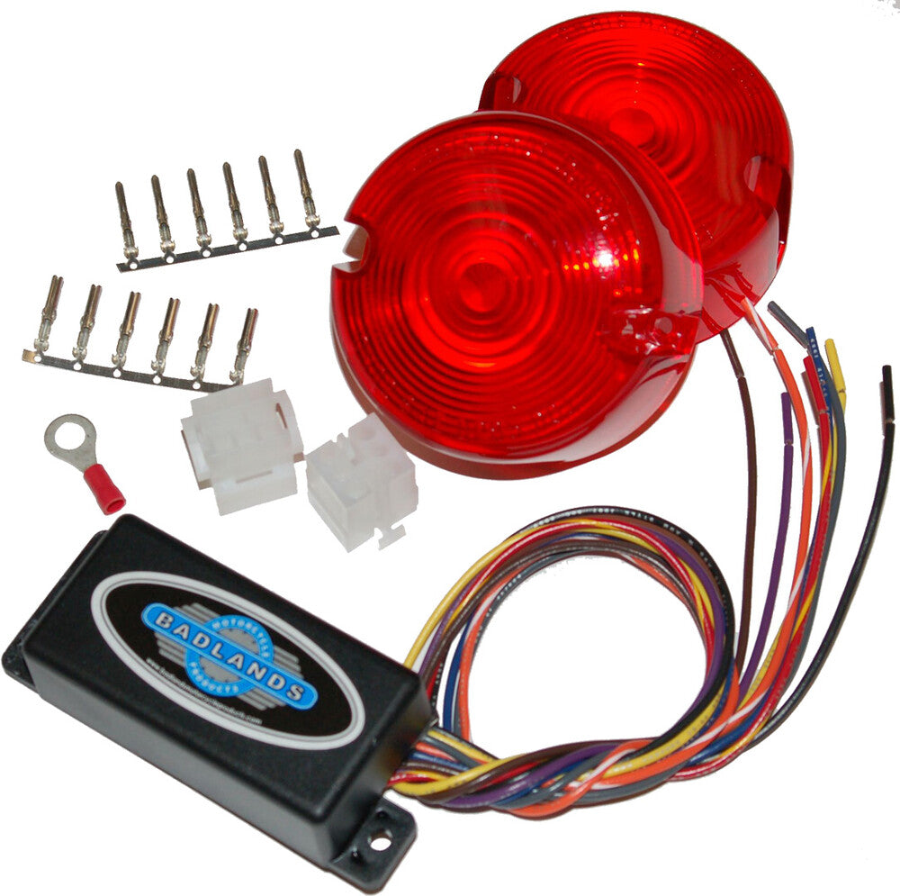 Namz Custom Cycle PNP Illuminator RBT With LEQ XL FL FX - ILL-02-RL-B For Harley 1985-1996