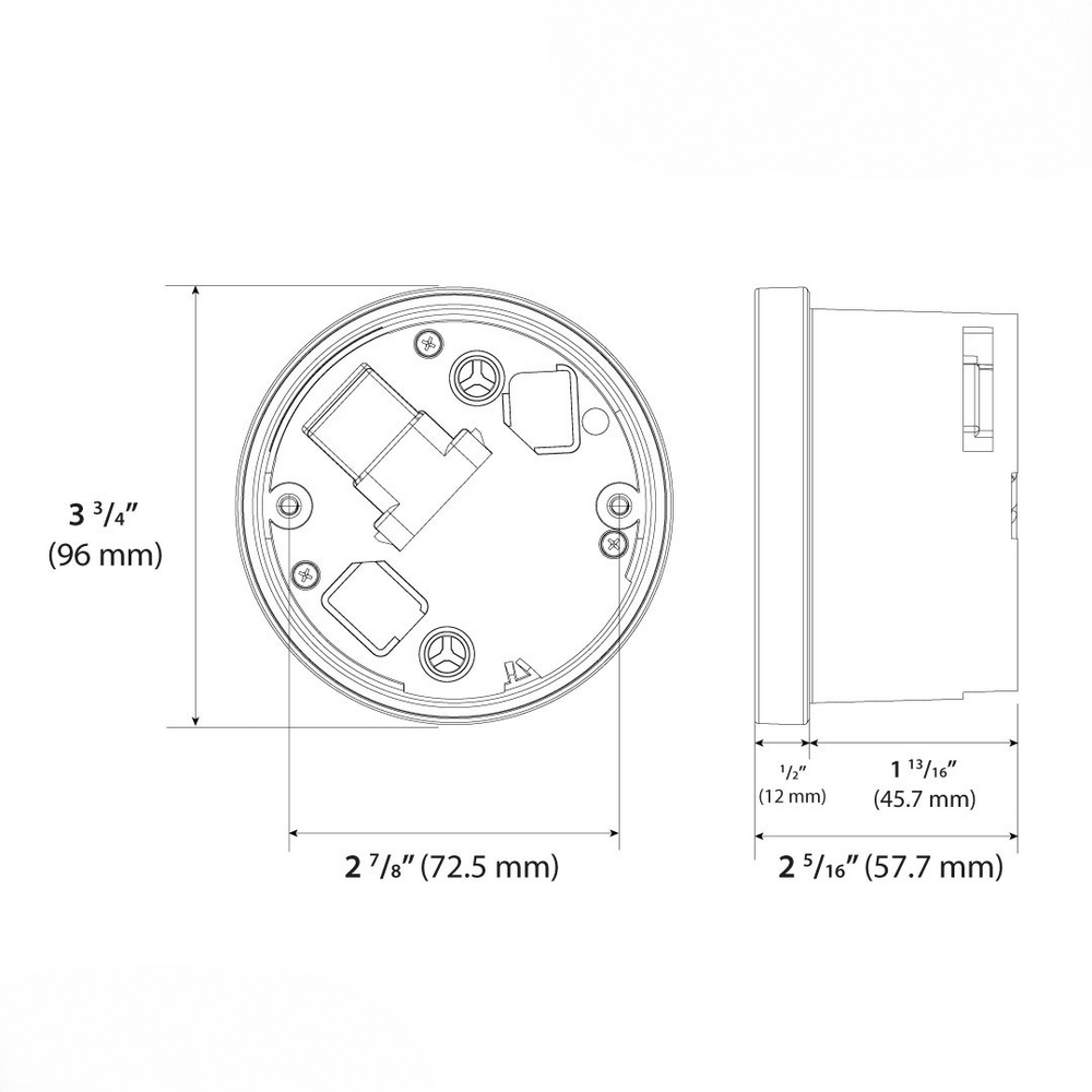 Koso North America DL-04HD Multifunction Meter ` - BA077400 For Harley Dyna 2004-2014