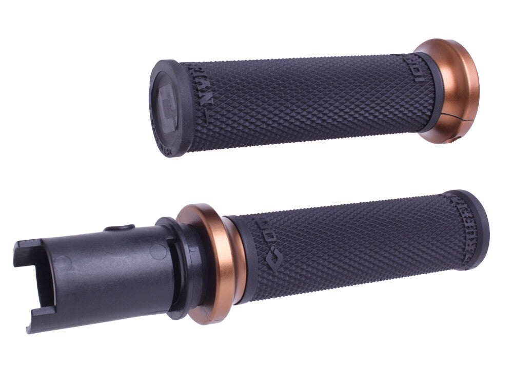 Odi Lock-ON Ruffian Grips Black Bronze CVO ` - V30HTCB-Z For Harley Touring 2023-2024