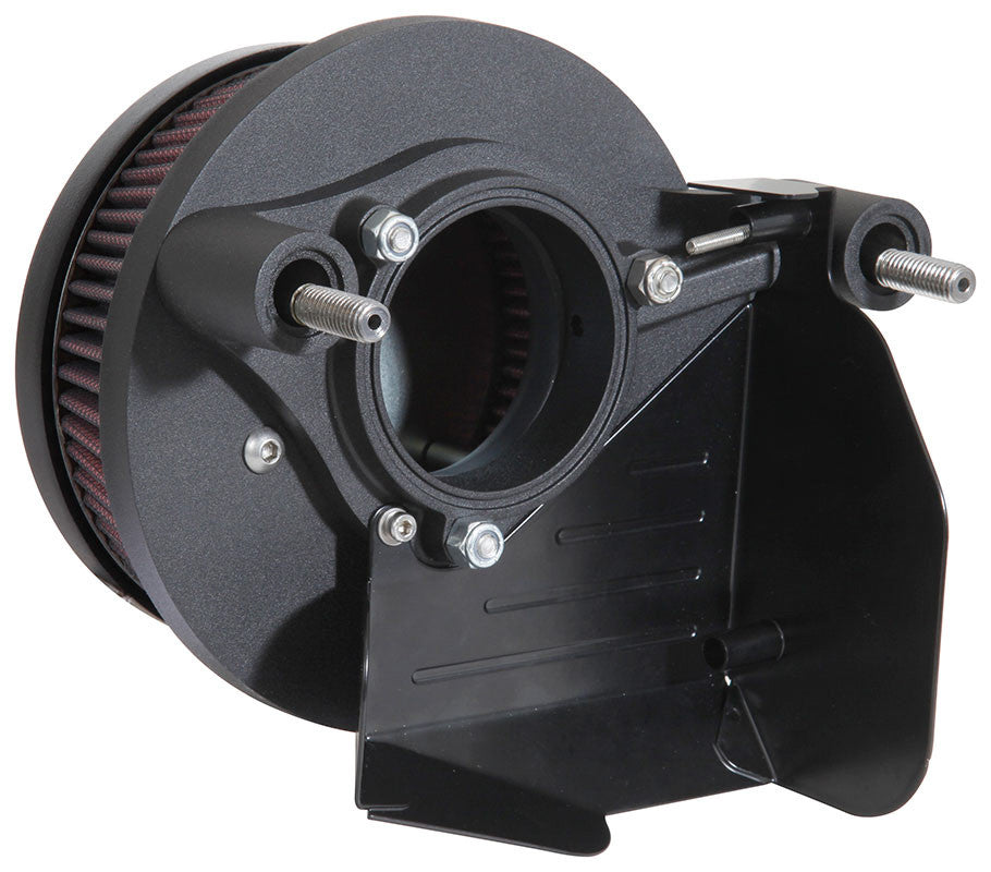 K & N Street Metal Intake Hammer Black Finish - RK-3954B For Harley Motorcycles 2017-2022