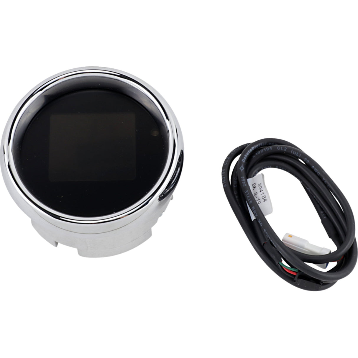 Dakota Digital MLX 3000 Series Gauge Chrome Bezel 3-3/8" - MLX-3012 For Harley 2011-2024