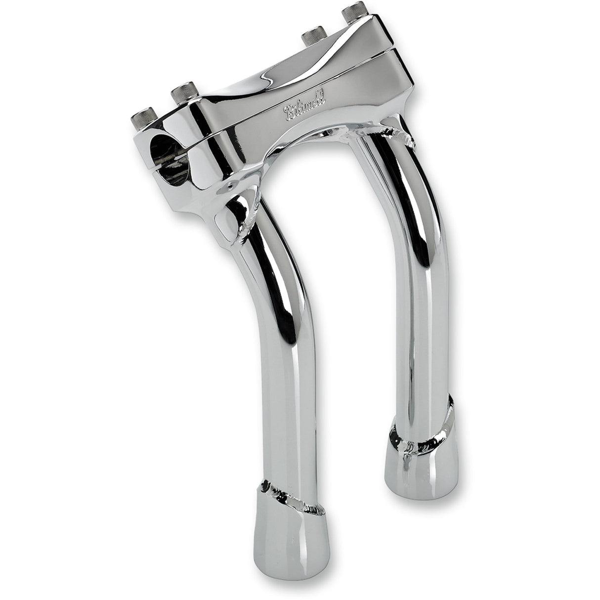 BILTWELL Murdock Handlebar Riser Risers - Pullback Chrome