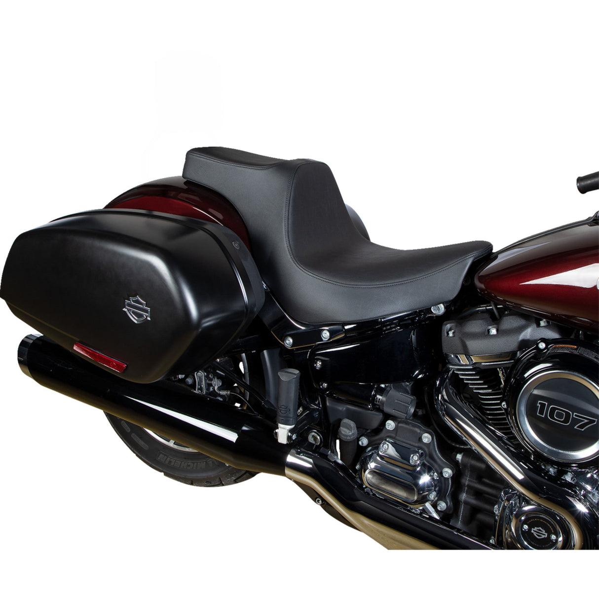 Drag Specialties Predator III Seat For Harley Softail 2018-2024