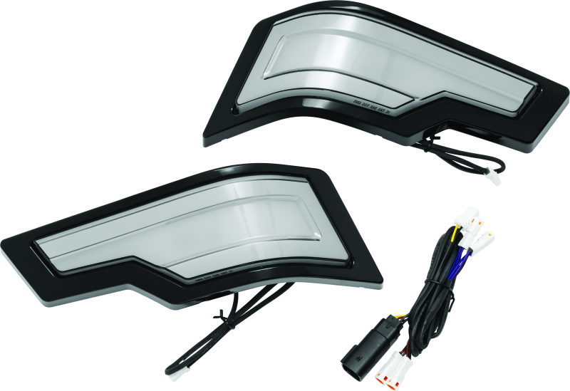 Kuryakyn 2955 Tracer Tour Pak Rear Lights Black Smoke Lens