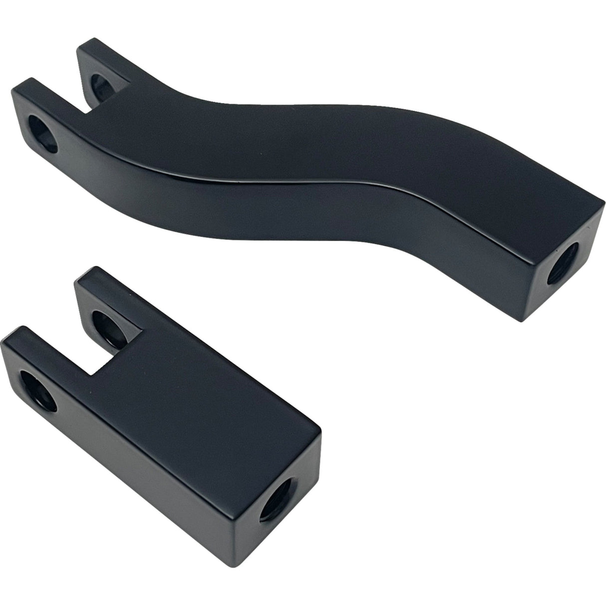DRAG SPECIALTIES 1620-2507 Passenger Foot Peg Mount Kits Passenger Peg Mount - Foot Peg Supports - Black - FXD