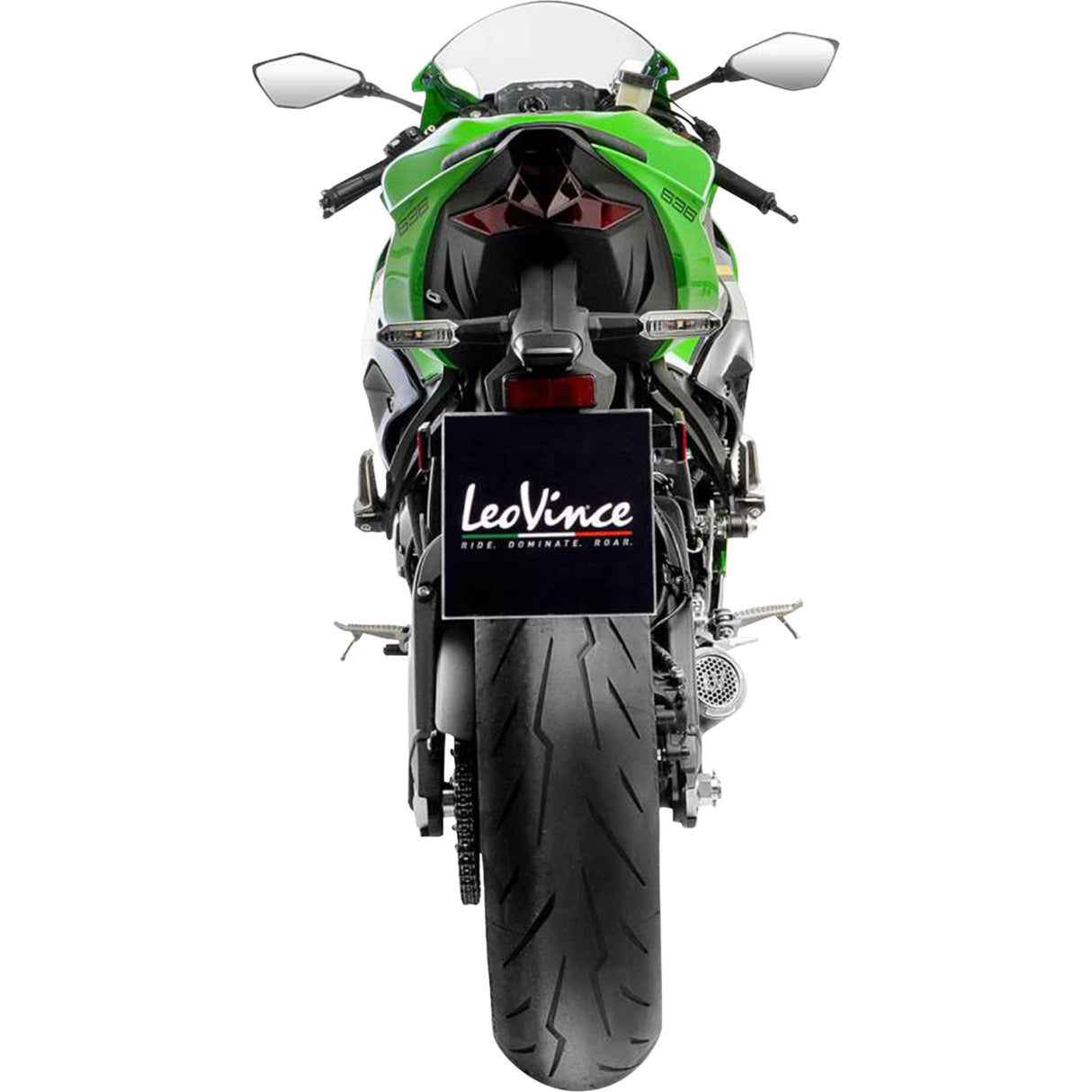 LEOVINCE 1811-4956 15413SBU LV Corsa S Black Edition Slip-On Muffler kawasaki zx-6r