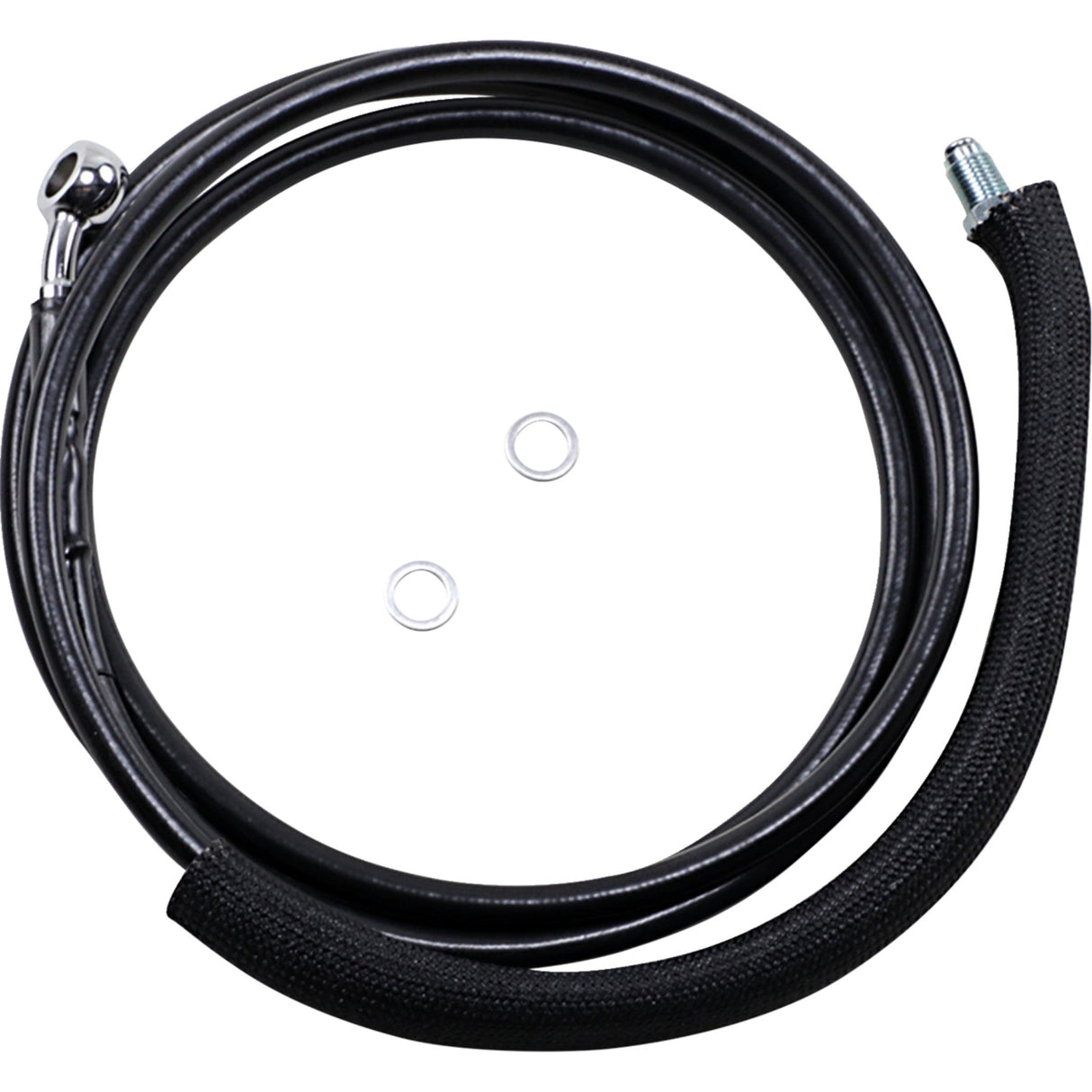 DRAG SPECIALTIES 0661-0040 Stainless Steel Hydraulic Clutch Line Clutch Line - '17-'19 FLTRU, '20-'21 FLTRK