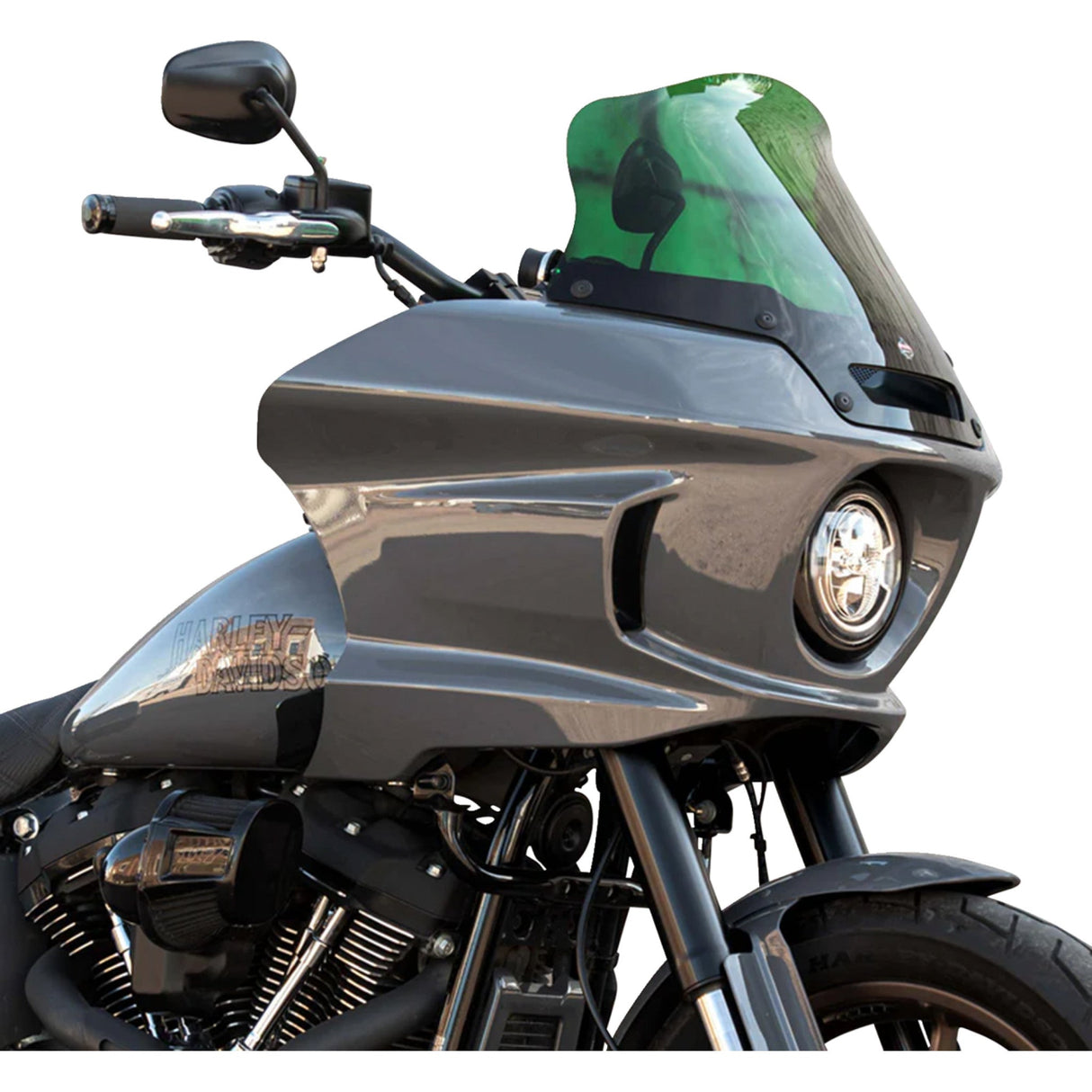 Klock Werks Kolor Flare™ Windshield - KWW-02-0632 For Harley Softail Low Rider 2022-2025