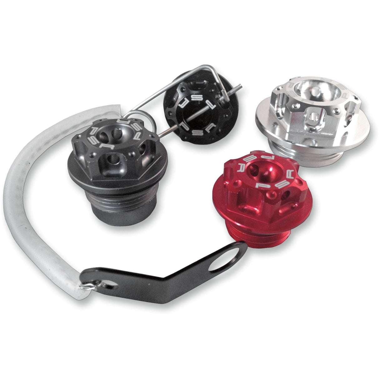 PSR 0950-0428 00-01312-22 Oil Filler Cap Kit Oil Cap Kit - Black - M22 x 1.5 - BMW/Ducati