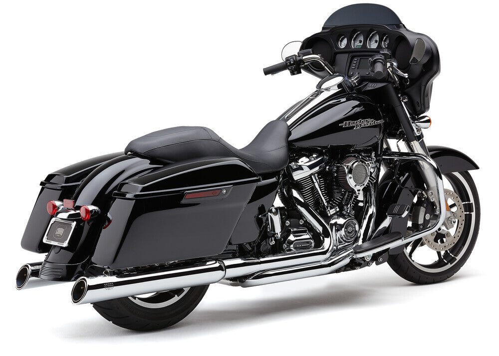 Cobra 909 Uppercut Slip-ONS Chrome - 6268 For Harley Touring 1995-2016