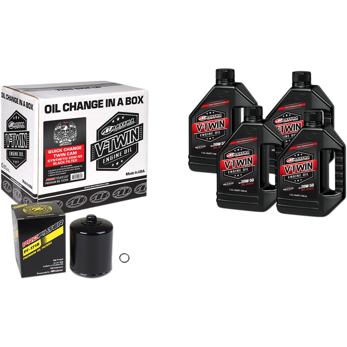Maxima Racing Oil Oil - 90-119014PB For Harley Motorcycles 1999-2016