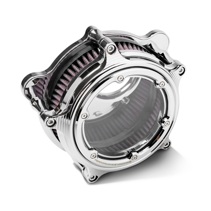 Performance Machine Vision Air Cleaner W Bezel Chrome - 0206-2159-CH For Harley Sportster 1991-2020