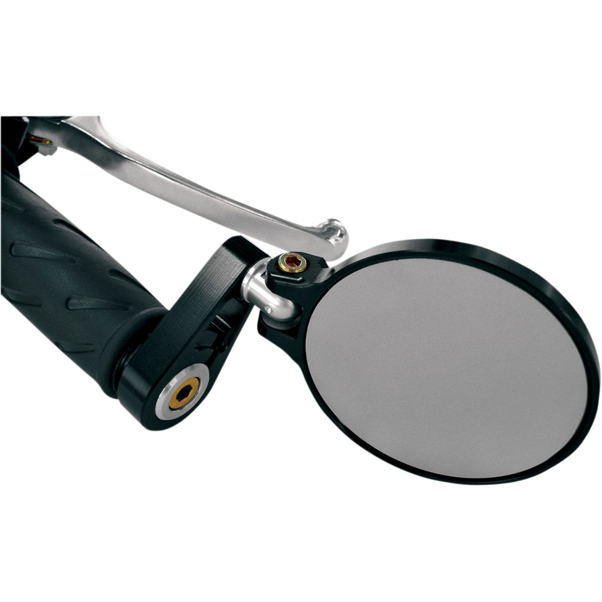 JOKER MACHINE 0640-0487 09-303B Folding Bar End Mirror Folding Bar-End Mirror - 3-1/4" - Black