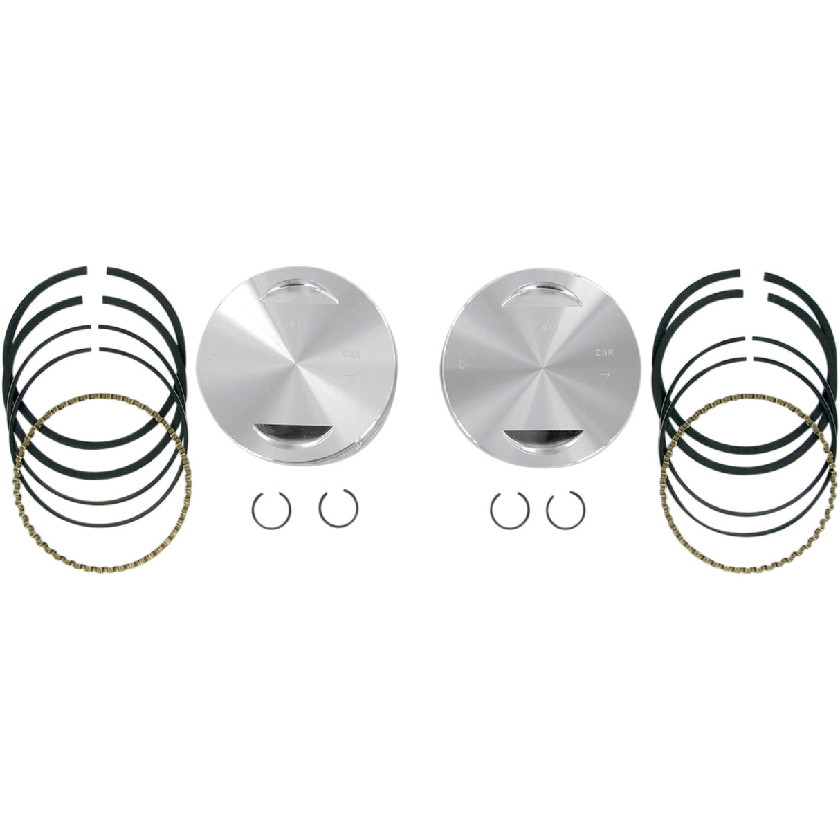 S&S CYCLE 92-1411 92-1411 Piston Kit for S&S Motors - for 113" Super Sidewinder® - 4.0" - +.010