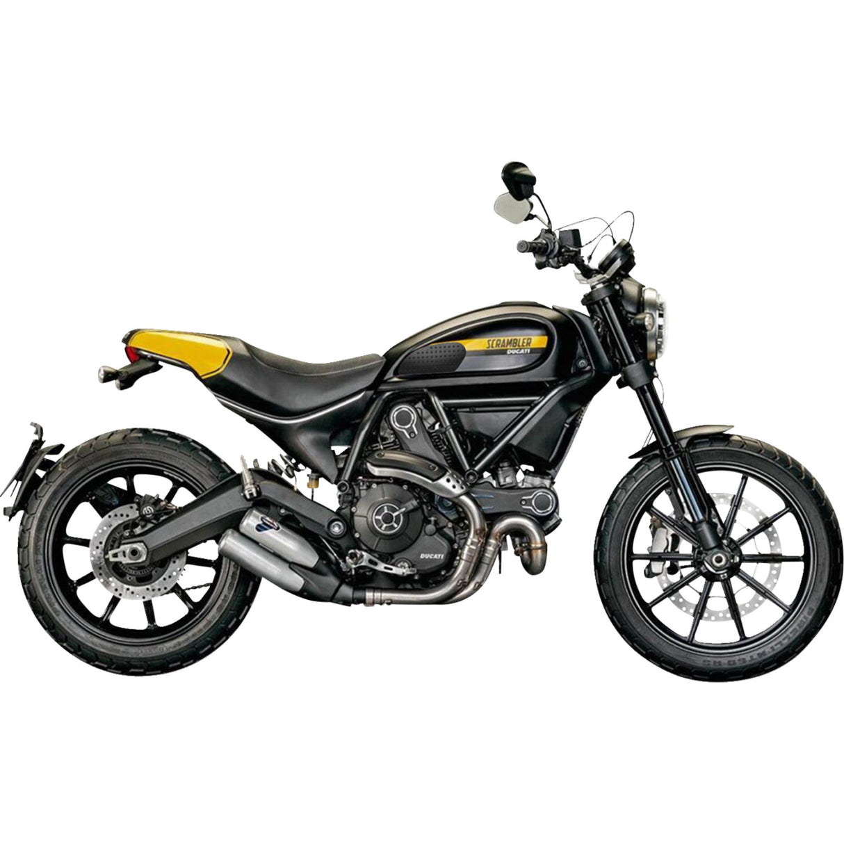 STOMPGRIP 4320-2700 50-10-0007B Volcano Profile Traction Pad Tank Grips Traction Pad Tank Grips - Volcano - Black - Scrambler