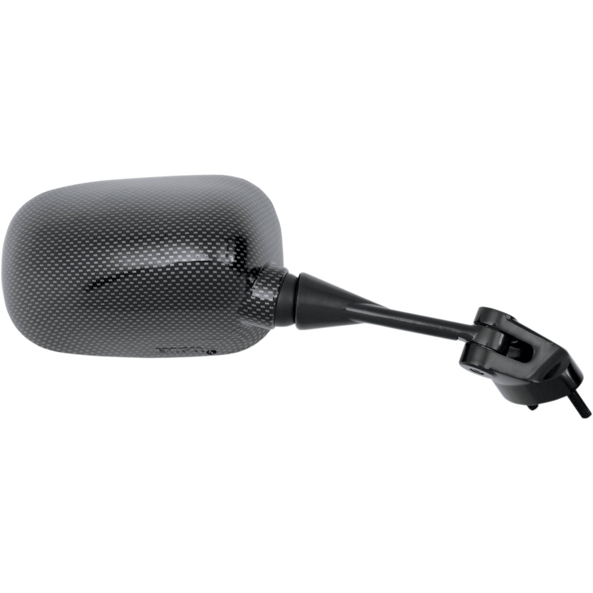 EMGO 0640-0161 20-43013 Carbon Fiber Mirror Mirror - Side View - Black/Carbon Fiber - Rectangle - Right - Kawasaki