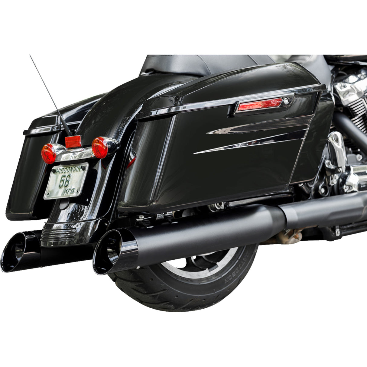S&S Cycle 4-1/2" MK45 Cutlass Performance Mufflers - 550-1010 For Harley Touring 2017-2026