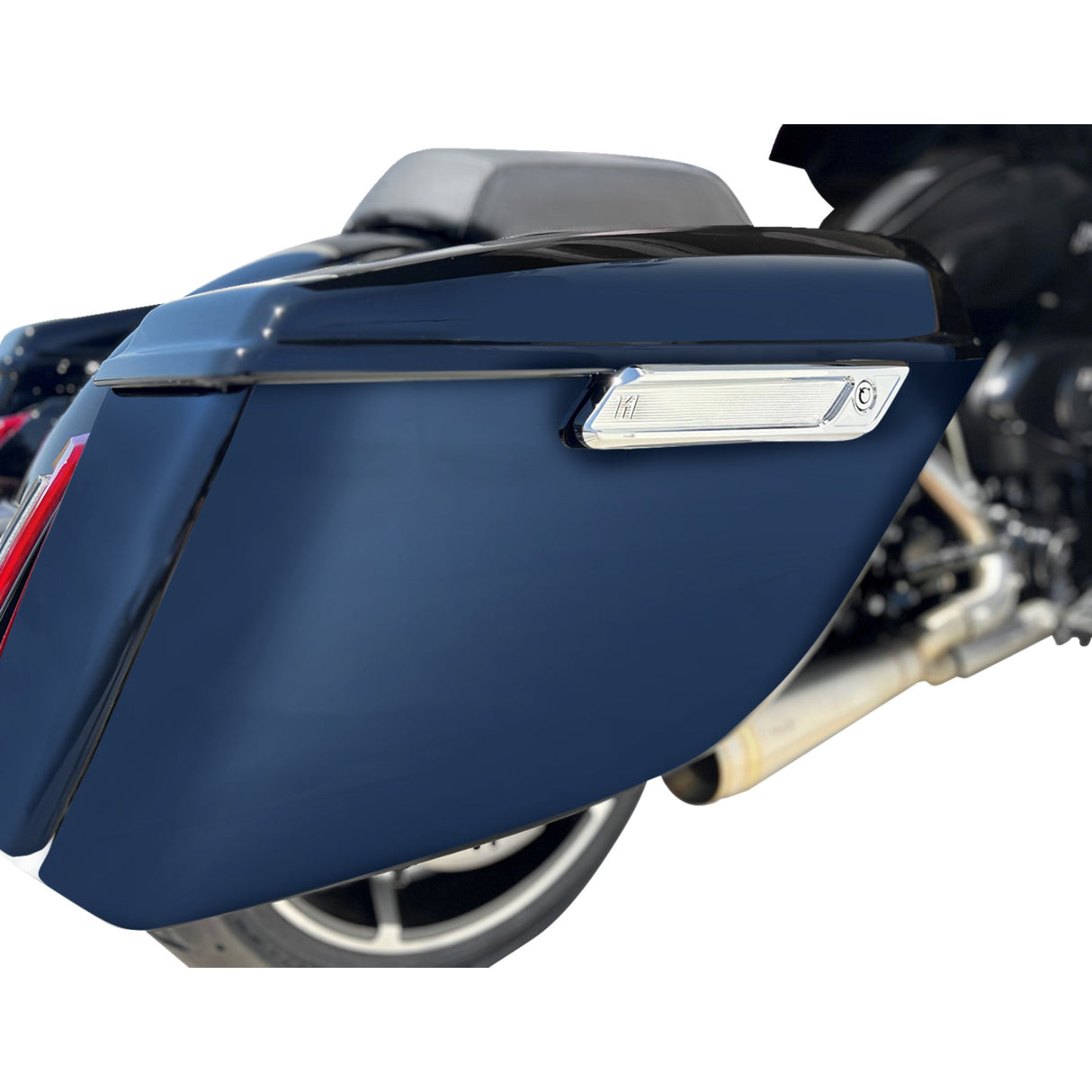 Kodlin USA Saddlebag Latch Covers Chrome - K59491 For Harley Touring 2023-2026