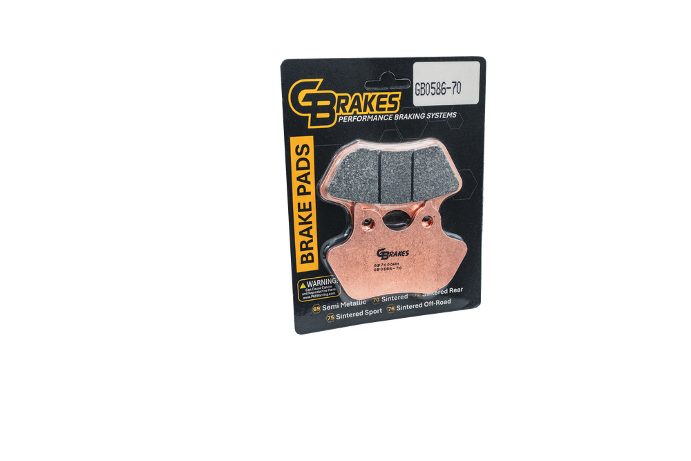 Gbrakes Brake Pads HH Sintered Front Rear - GB0586-70 For Harley Motorcycles 2000-2008