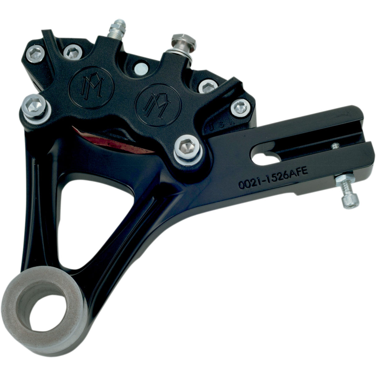 PERFORMANCE MACHINE (PM) 1701-0456 1259-0052-SMB Caliper Kit 4-Piston Caliper - Rear - Black Ops™ - 08-17 FXD