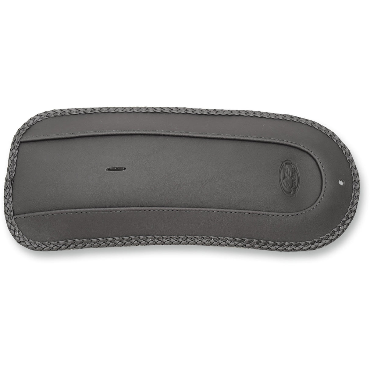 Mustang Fender Bib For Solo Seat — Plain Smooth Black - 78055 For Harley Dyna 1991-2005