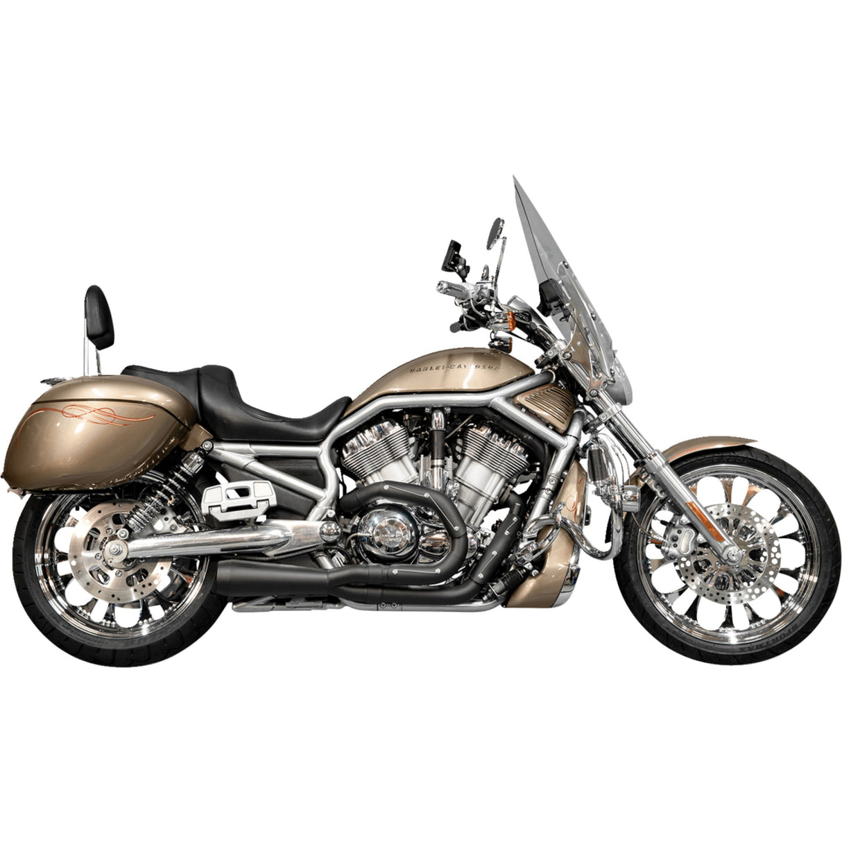 Trask Assault 2-Into-1 Exhaust System - TM-5400BK For Harley Sportster 2007-2017