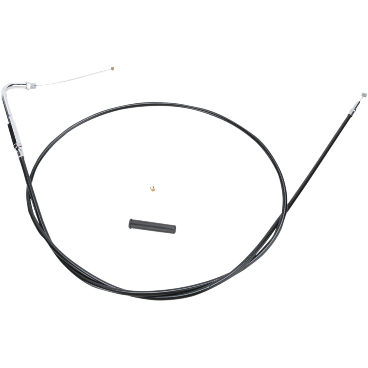 DRAG SPECIALTIES Black Vinyl Cable Throttle