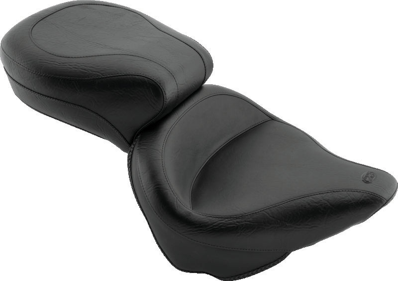 Mustang Motorcycle Standard Rear Tire Wide Touring 1PC Seat Black - 75073 For Harley Softail / Screamin' 2000-2006