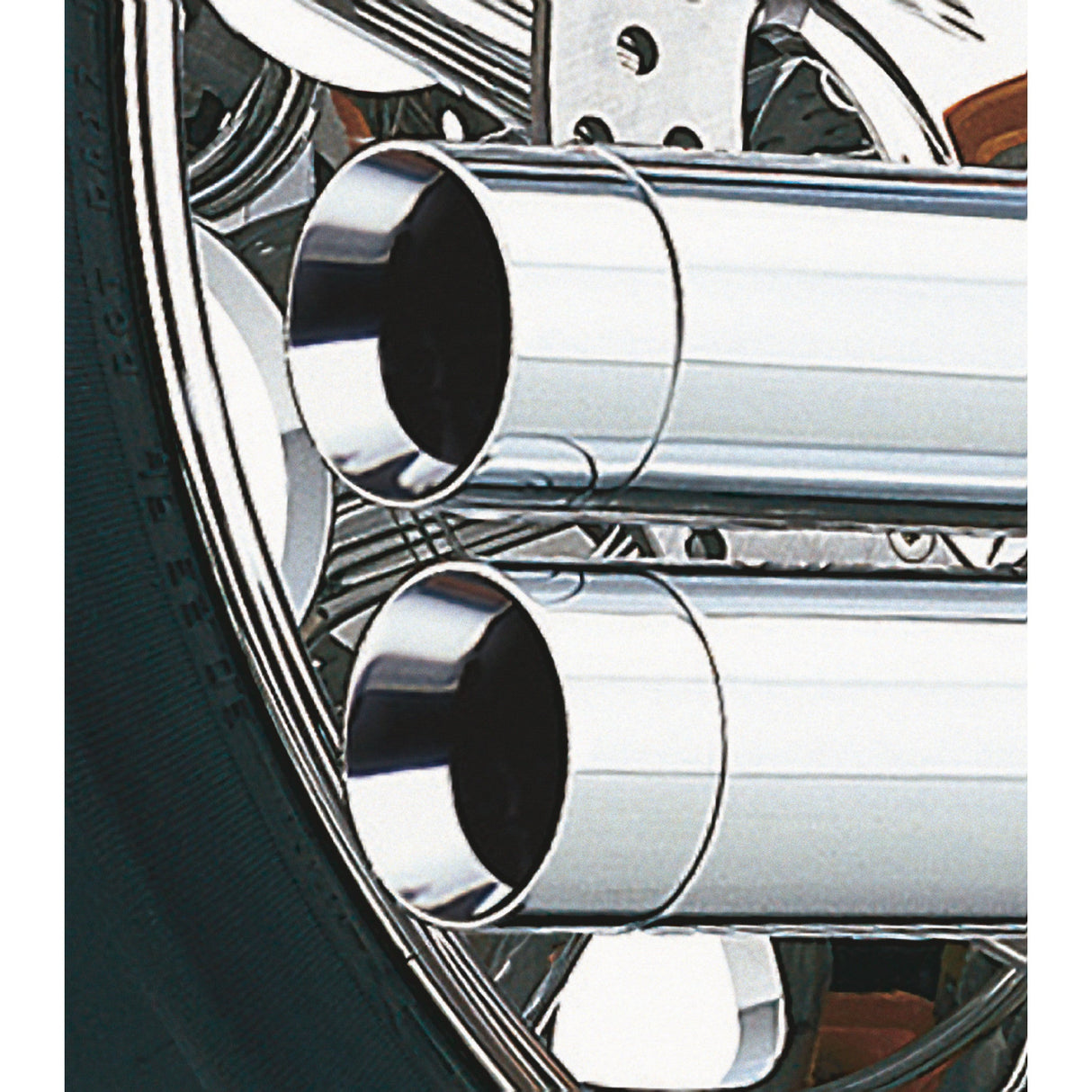 Cobra Speedster 2-Into-2 Exhaust System - 6950T For Harley Softail 1986-2006