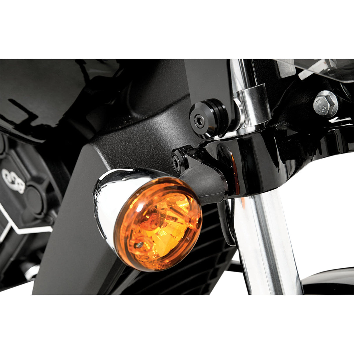 MEMPHIS SHADES 2321-0374 MEB9998 Turn Signal Relocation Hardware Kit Turn Signal Relocation Kit - Scout