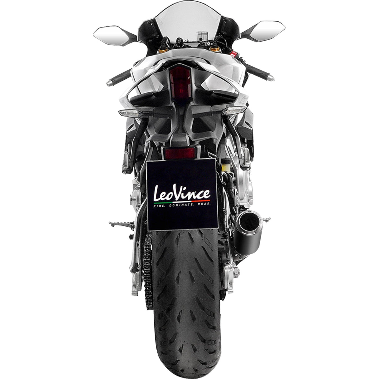 LEOVINCE 1811-4633 15408BU LV Corsa Slip-On Muffler black edition