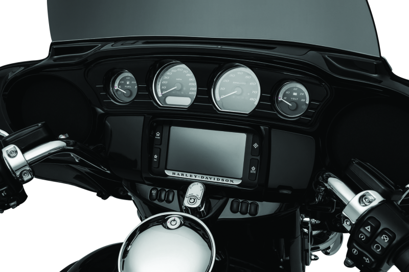 Kuryakyn Switch Panel Acccent Gloss Black - 7278 For Harley Touring 2014-2026