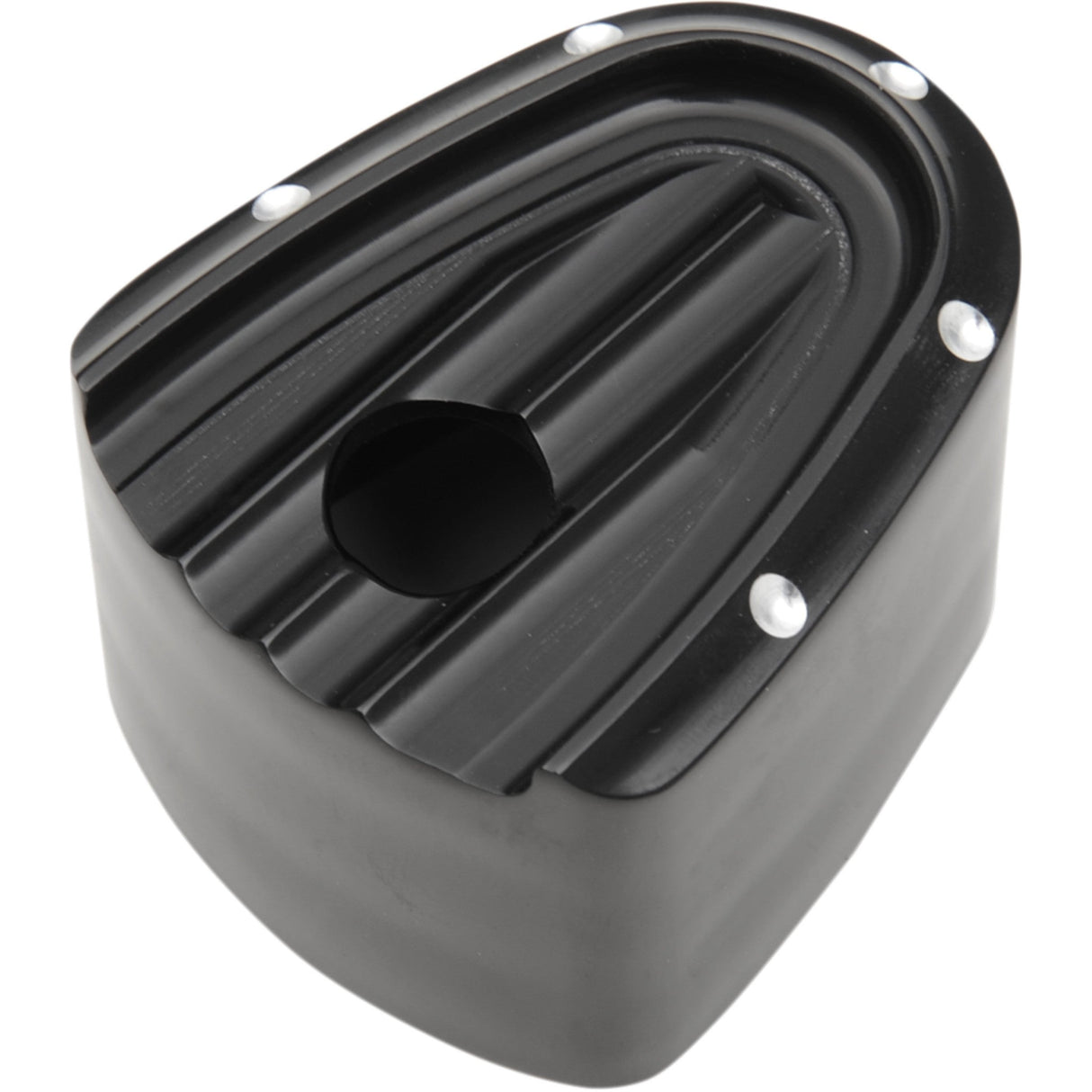 Covingtons Ignition Switch Cover Dimpled Black - C1248-B For Harley Touring 2007-2013