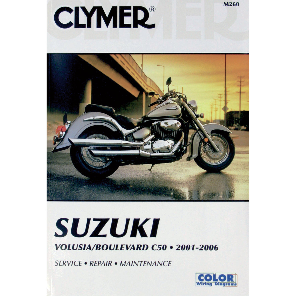 CLYMER 4201-0155 CM2603 Motorcycle Repair Manual — Suzuki Manual - Suzuki Volusia/C50