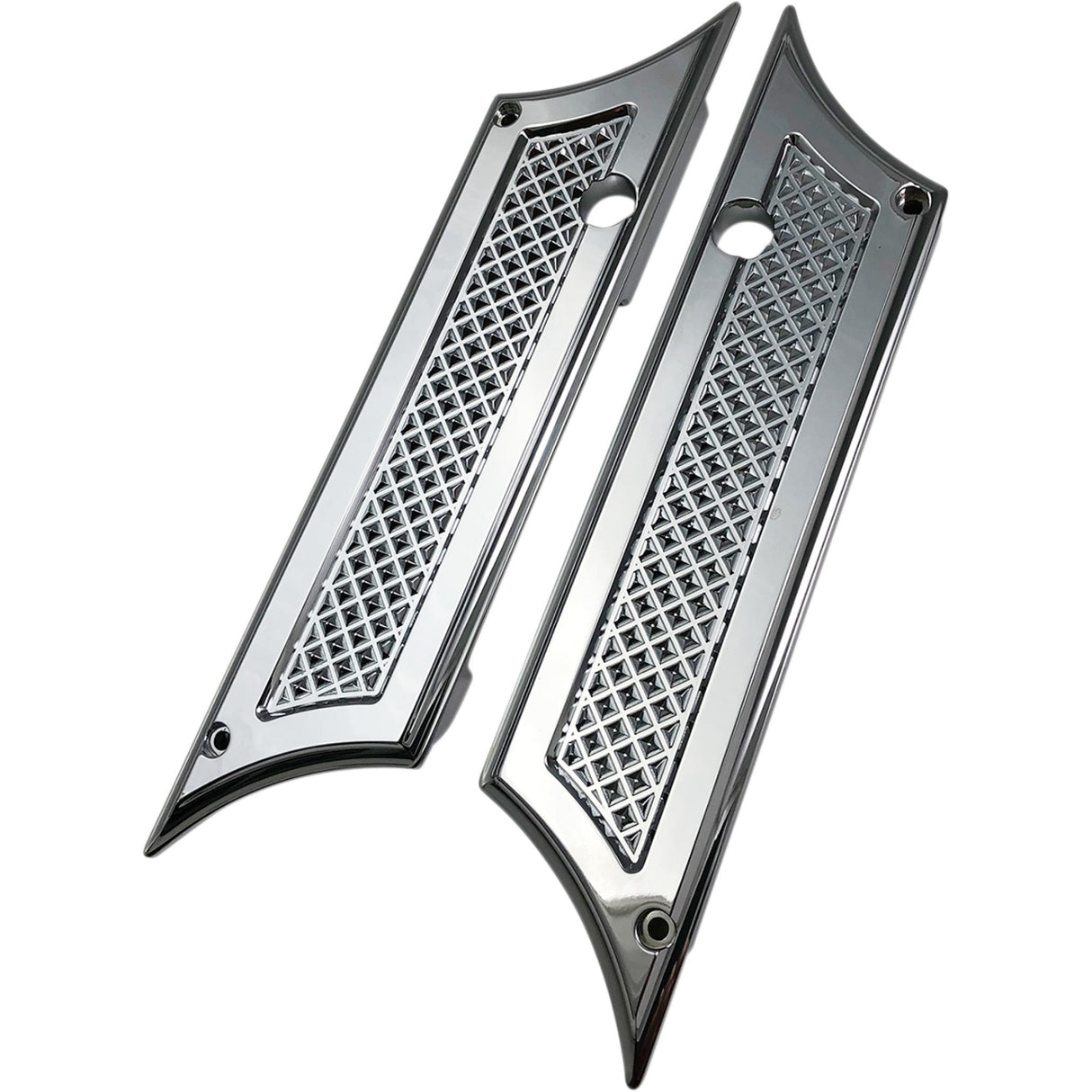 EDDIE TROTTA DESIGNS 3501-0868 TC981 Saddlebag Latch Covers diamond cut c - fl '93-'13