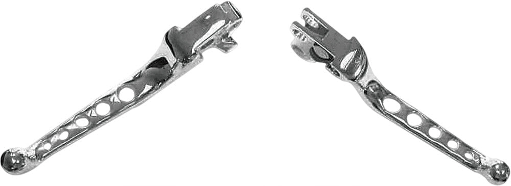Harddrive 5-Hole Lever SET Chrome BIG Twin - 053523 For Harley Motorcycles 2007-2017
