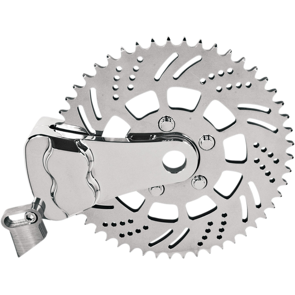 HAWG HALTERS 1210-0111 RKSBLCC351 Sprocket 4-Piston Brake Caliper Kit Sprocket Brake Caliper - Left - Chrome