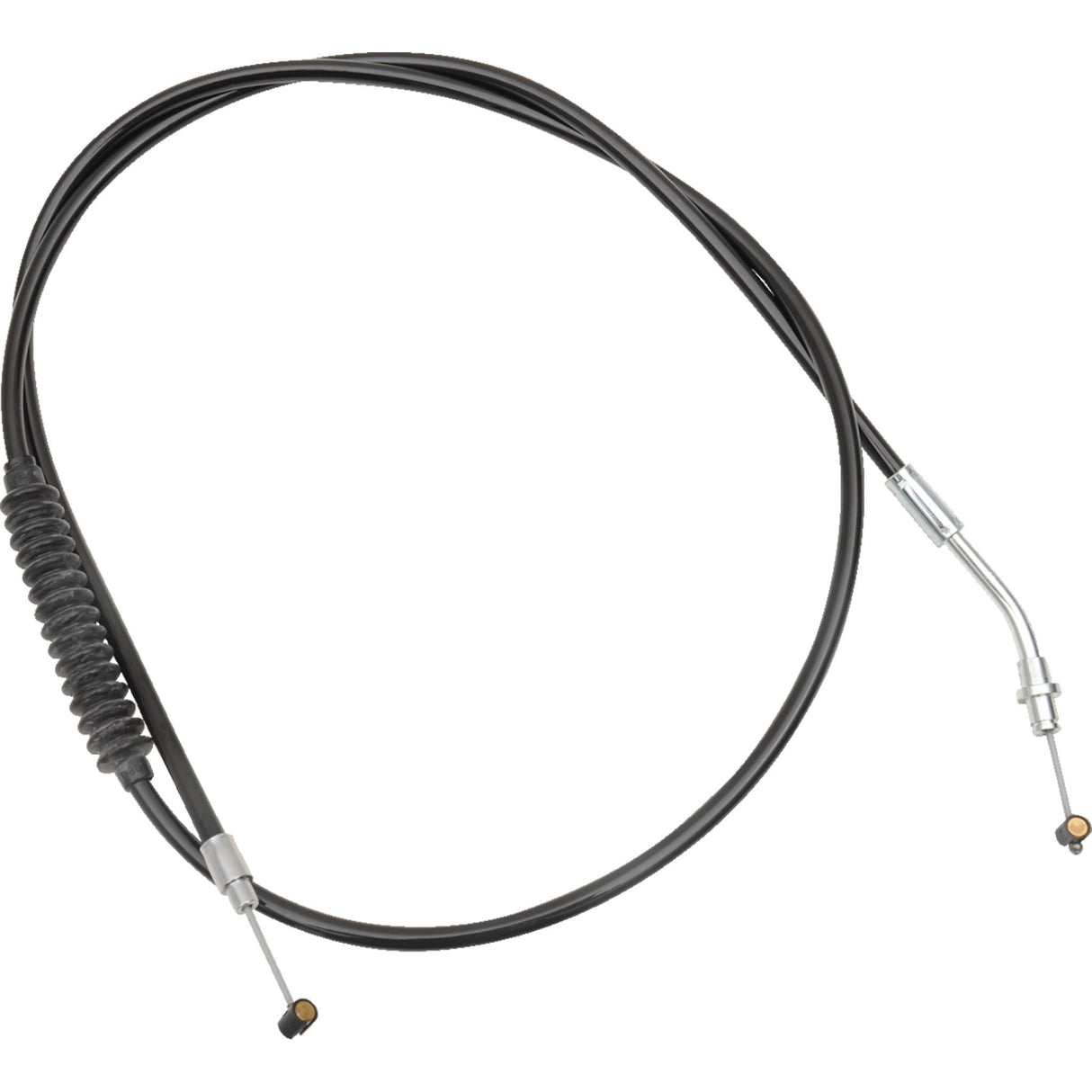 Barnett Black Vinyl Clutch Cable +6" - 101-40-10004-06 For Indian 2014-2021