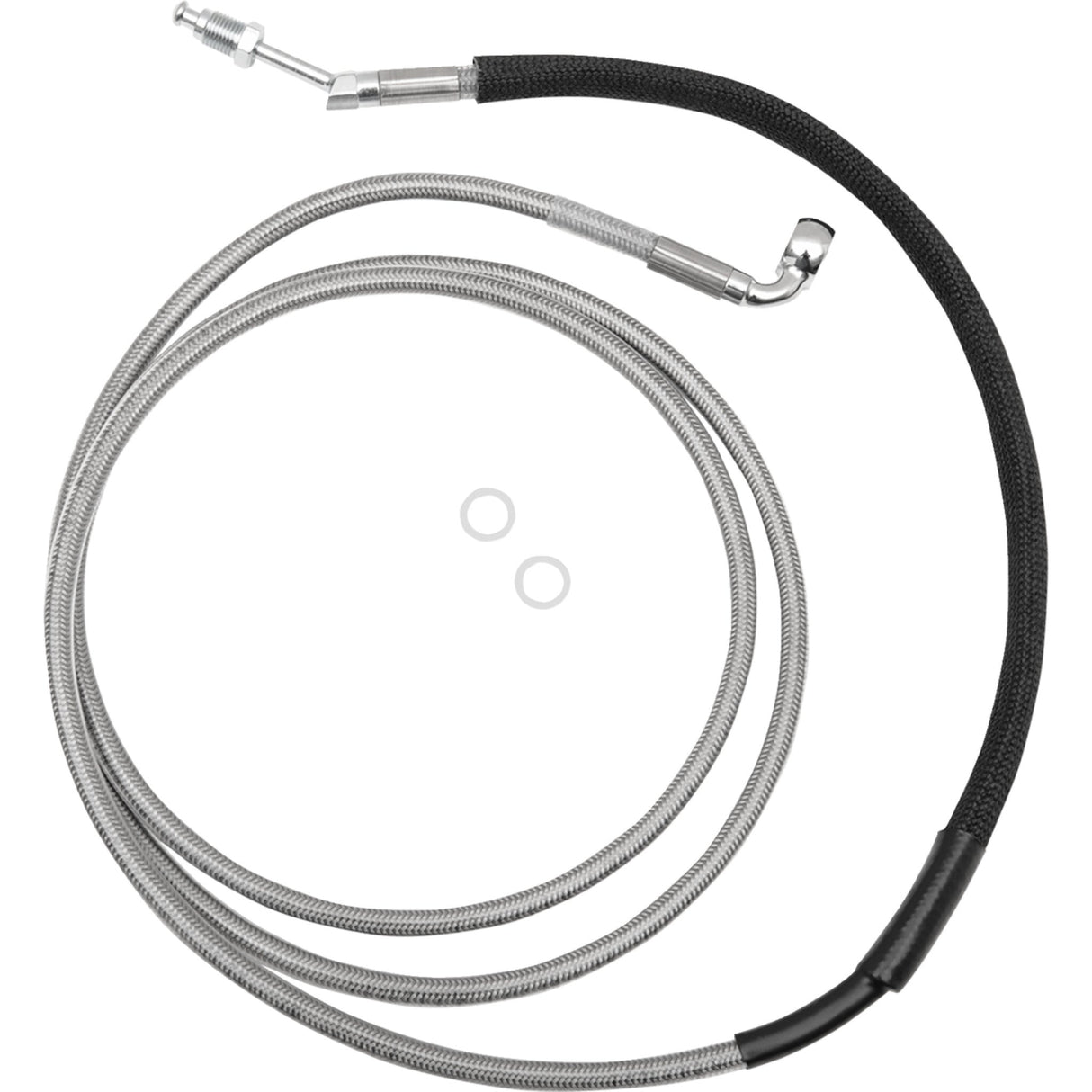 Drag Specialties Stainless Steel Hydraulic Clutch Line For Harley Road Glide 2017-2020