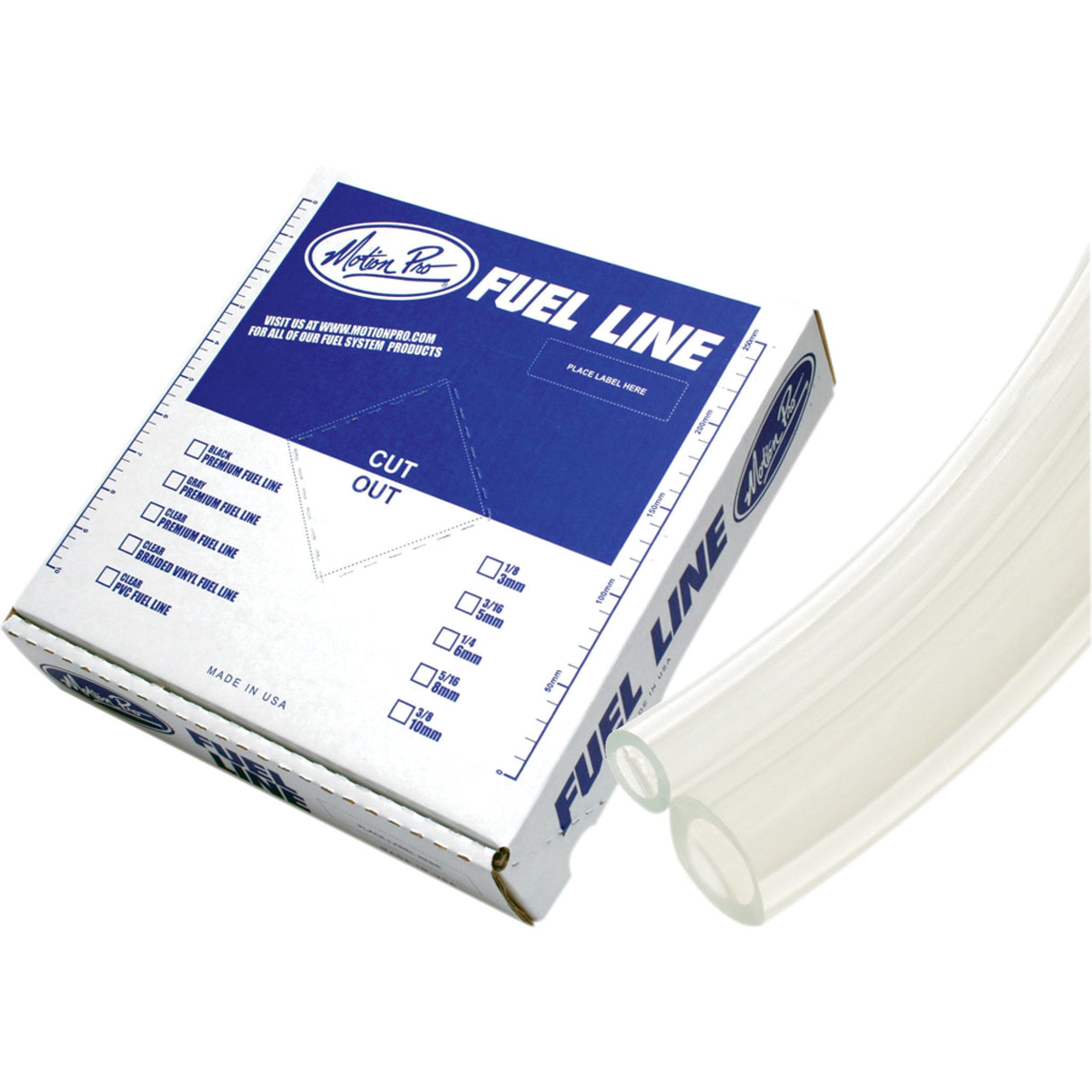 MOTION PRO 0706-0023 12-0045 Premium Fuel Line clear - 5/16" - 25'