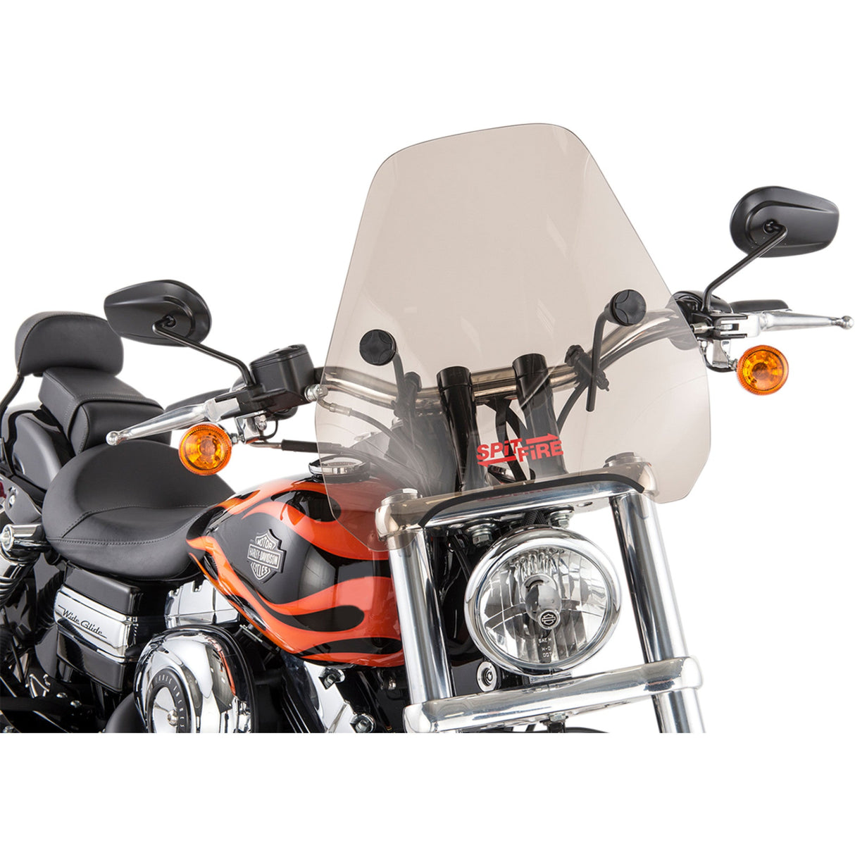 Slipstreamer Spitfire Windshield - S-06-A-C-M For Harley Motorcycles 1988-2025 | Honda Motorcycles 1992-2025 | Suzuki Motorcycles 1999-2025