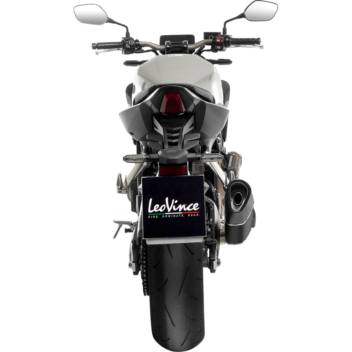 LEOVINCE 1812-0617 15611BU LV-14 R Exhaust System black edition - honda cb/cbr 650