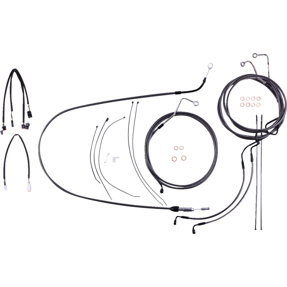 MAGNUM SHIELDING 0662-1085 7871192 KARBONFIBR Designer Handlebar Installation Kit