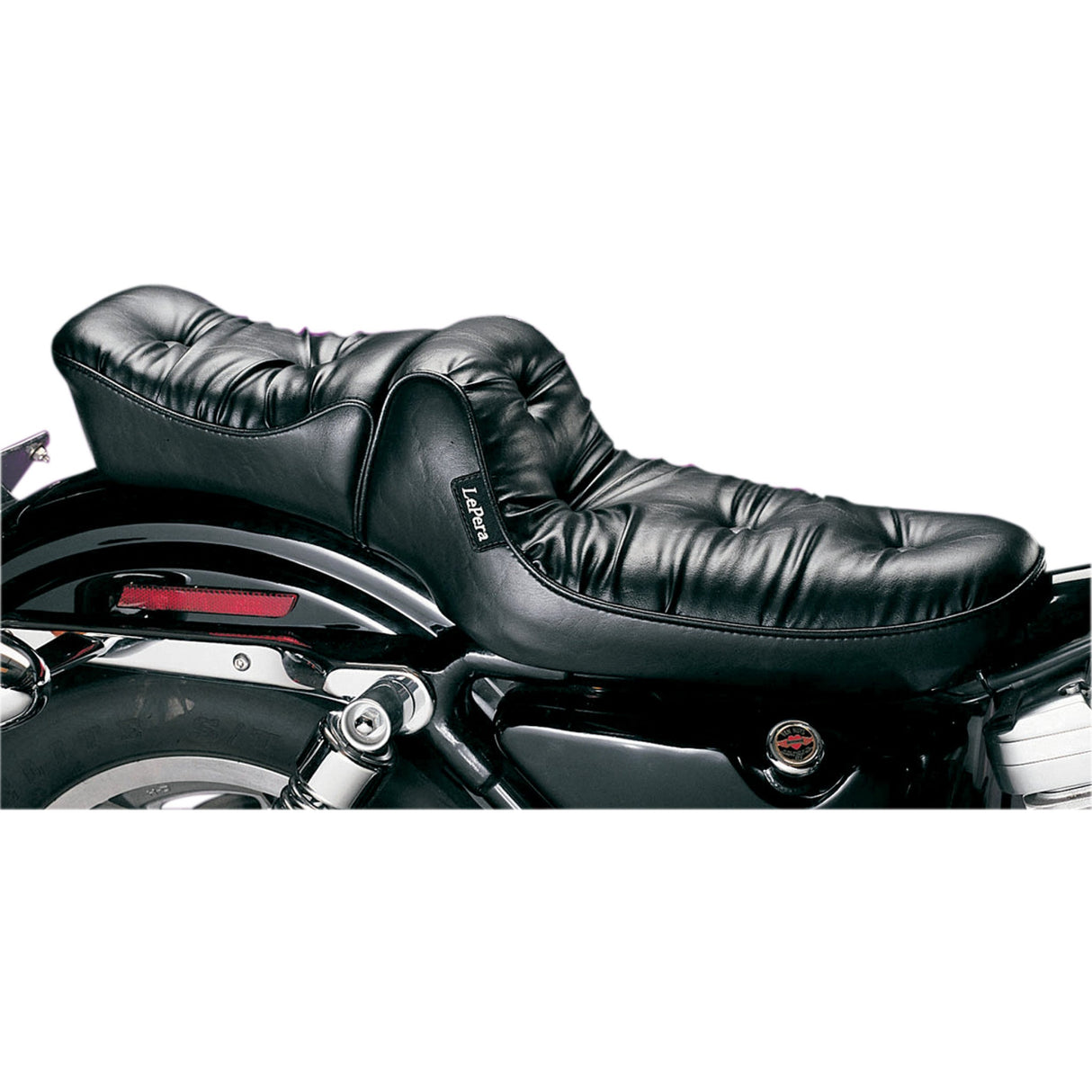 LePera Regal Plush "Pillow" 2-Up Seat - L-098 For Harley Sportster 1982-2003