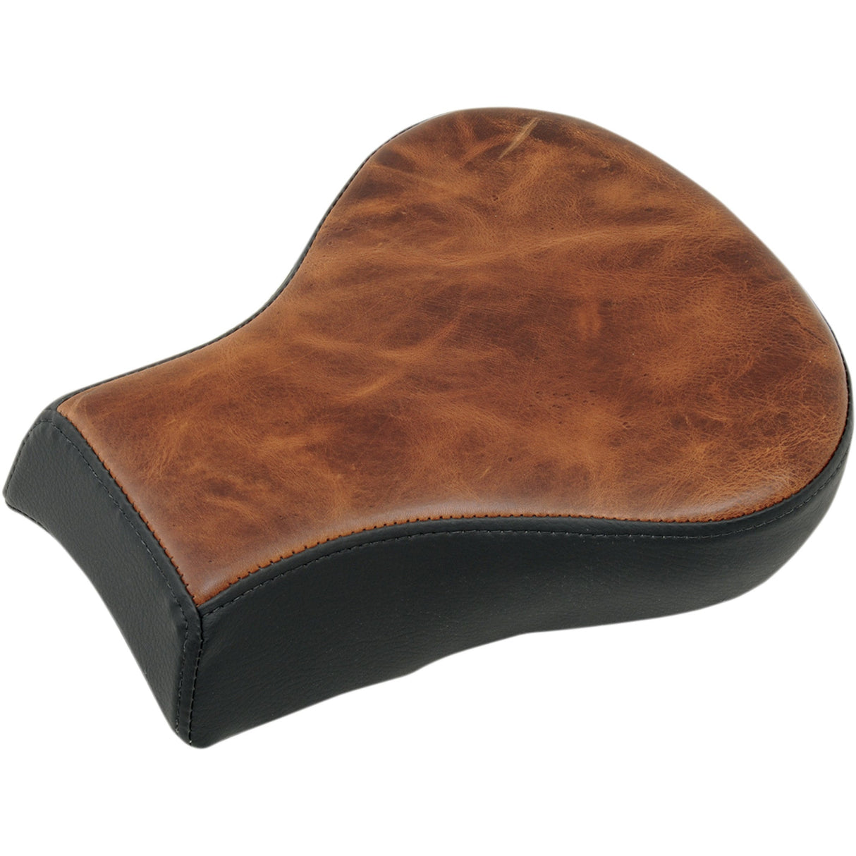 Saddlemen Pillion Pad Lariat Brown - 806-12-016B For Harley Softail 2006-2017