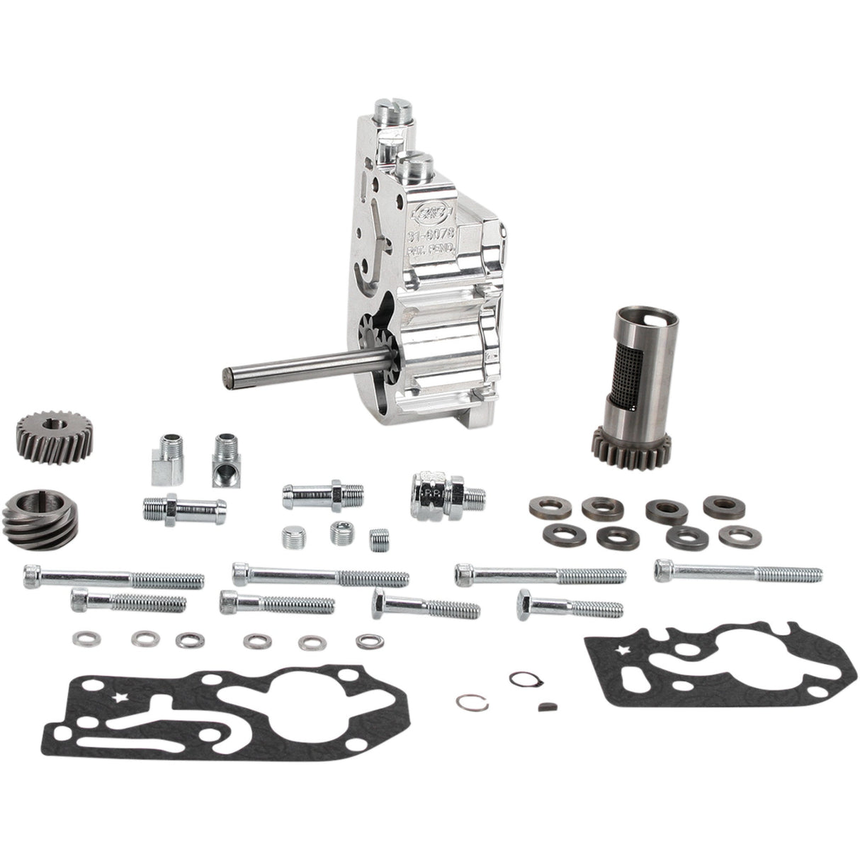 S&S Cycle High Volume High Pressure (hvhp) Polished Billet Oil Pump Standard For Harley Motorcycles 1992-2000