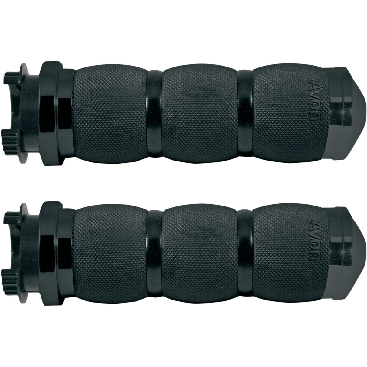 AVON GRIPS 0630-0692 MT-AIR-90-ANO 3-Ring Air Cushioned Grips — Standard 3-Ring Air Cushioned Grips - Touring - Anodized