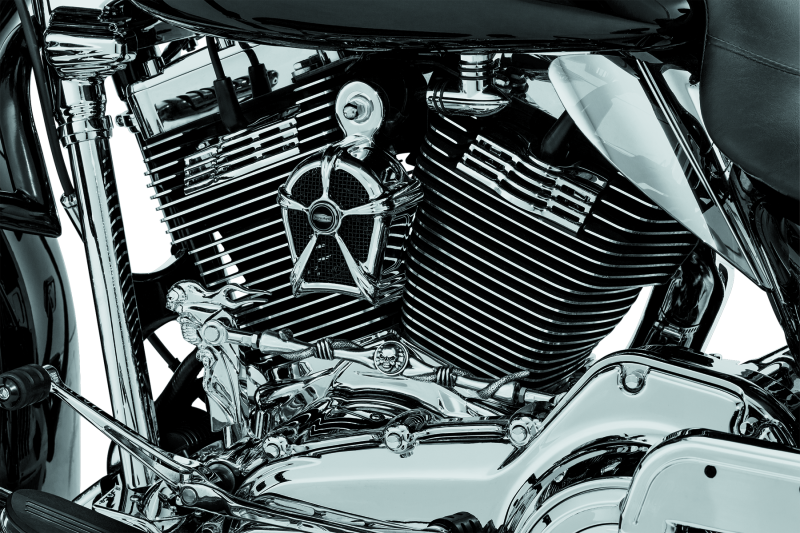 Kuryakyn Slotted Head Bolt Covers Chrome - 7260 For Harley Touring 1999-2016