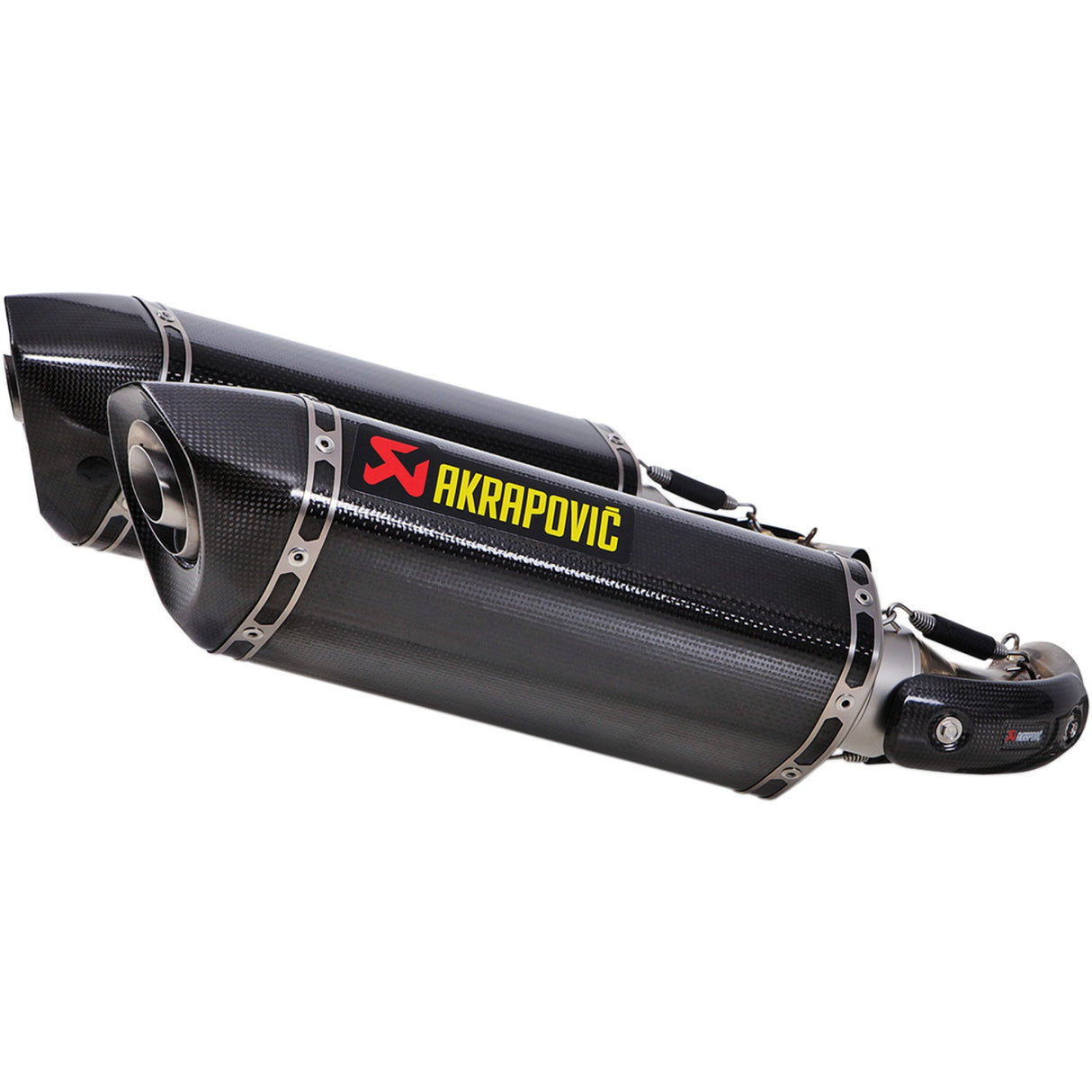 AKRAPOVIC 1811-2653 S-D10SO7-HZC Slip-On Line Mufflers Mufflers - Carbon Fiber
